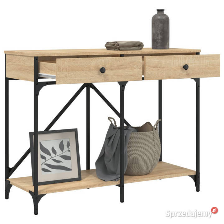 Stolik konsolowy dąb sonoma 100x39x785 WM835485