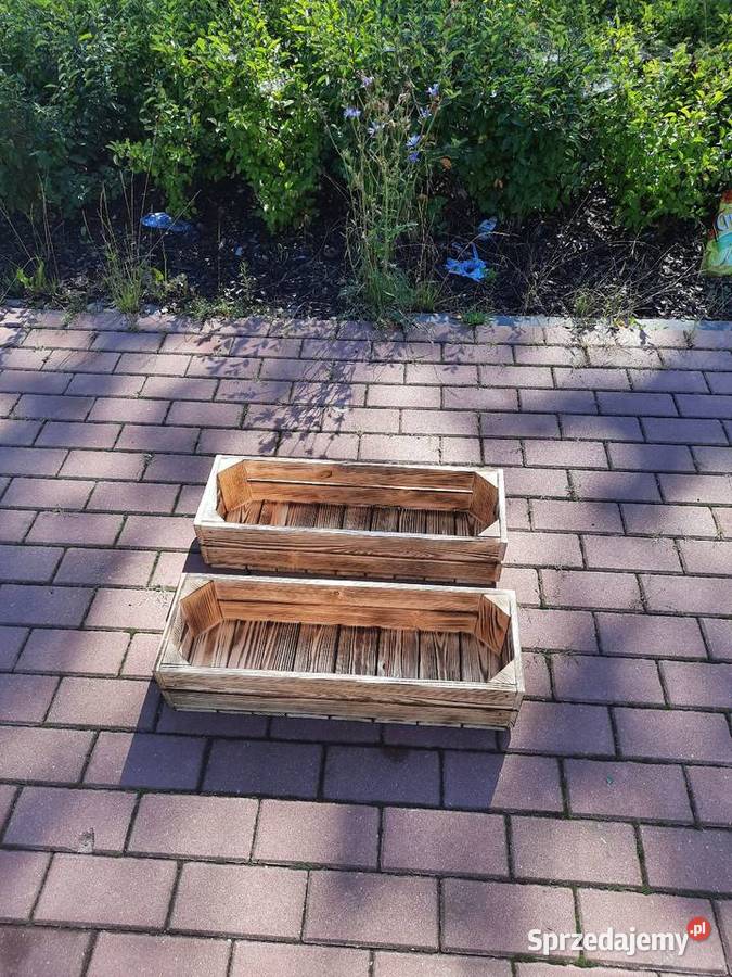 Skrzynka drewniana 10 tzw doniczka 6020135 Rawa Mazowiecka