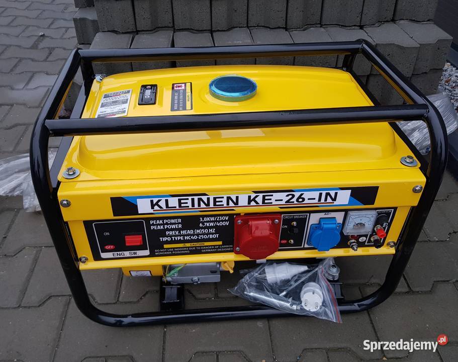 Agregat generator prądotwórczy KLEINEN KE26IN Agregaty prądotwórcze Kostrzyn nad Odrą