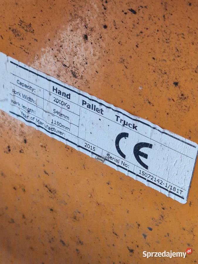 Paleciak ręczne długie sthill Legnica