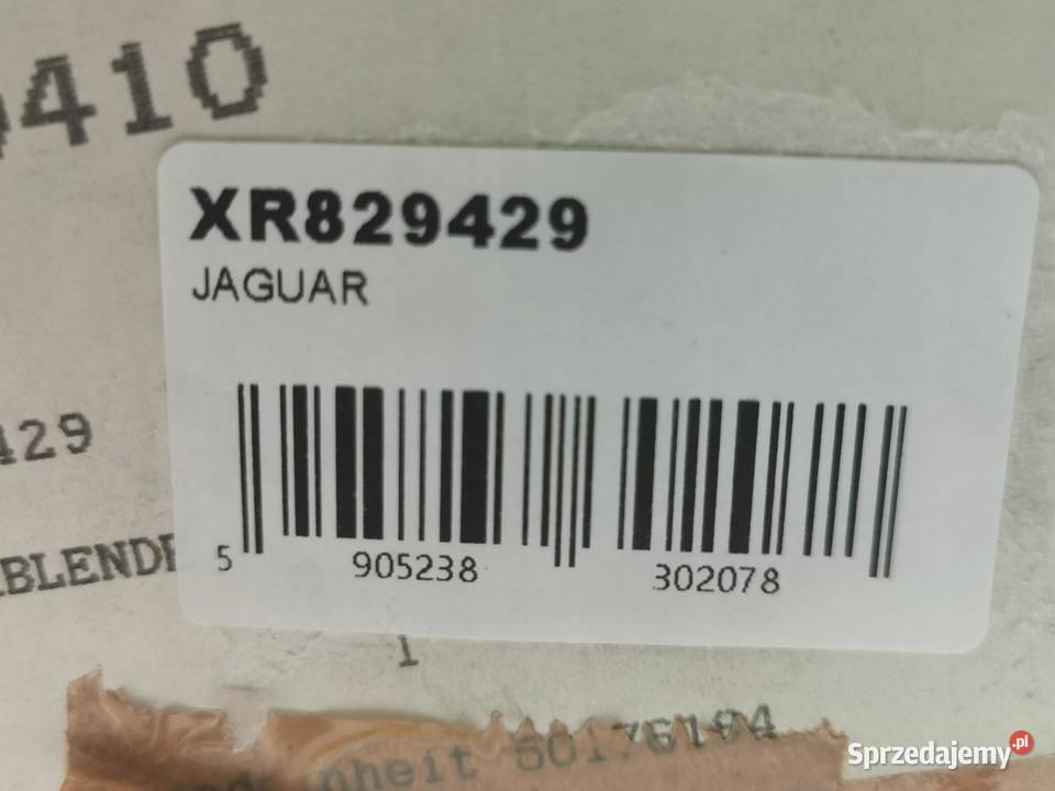 OSŁONA ZDERZAKA PRZÓD JAGUAR STYPE 19992008 osobowe