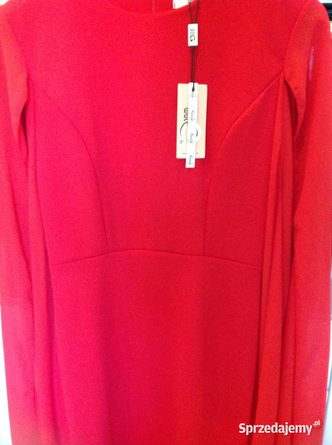 Sukienka Czerwona Koktajlowa Damska WAL G r S lubuskie Nowa Sól