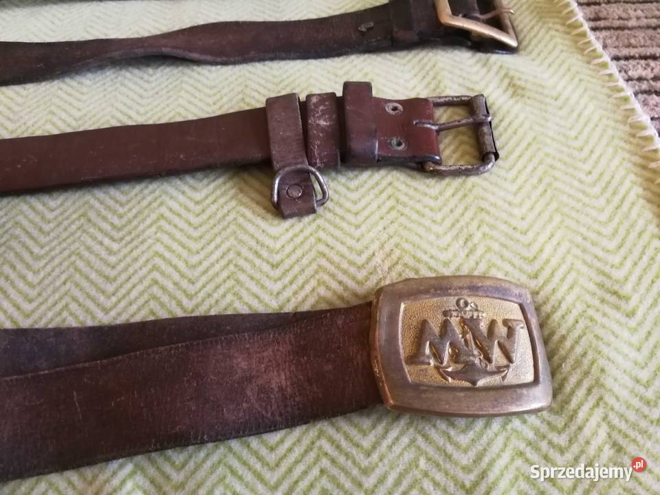 Pasy wojskowe LWP PRL Oficerski Szeregowca Szczecin sprzedam
