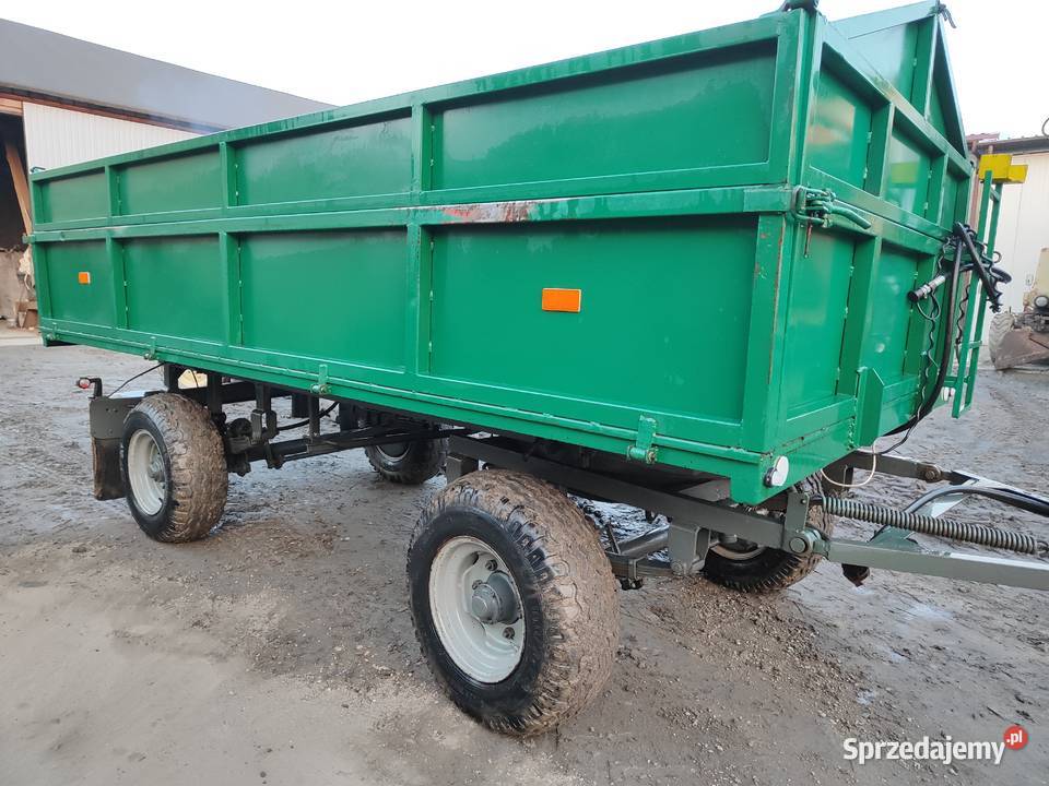 Przyczepa Autosan Sanok d45 d35 35 t wywrotka nieuszkodzony Łęczyca