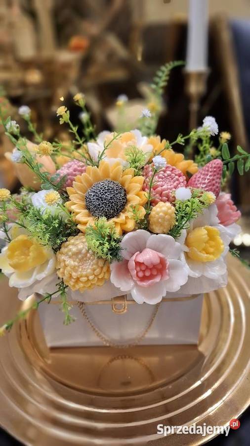 Bukiet z mydła glicerynowego na prezent Warszawa