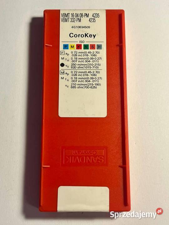 Płytki Sandvik VBMT 16 04 08PM 4235 dolnośląskie