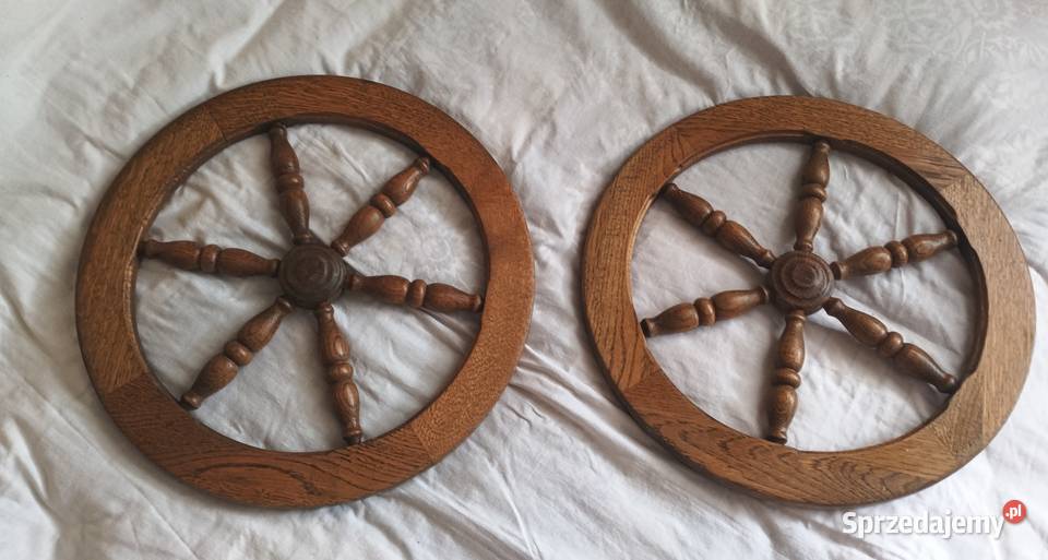 Drewniane dębowe koła wielkopolskie Trzcianka