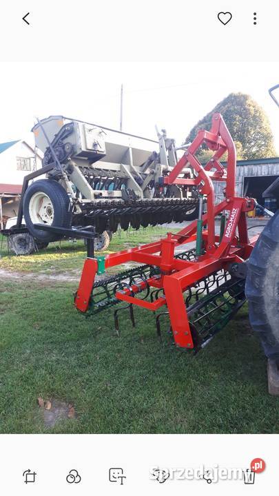 Zestaw uprawowo siewny Agromasz 3m Goraj sprzedam