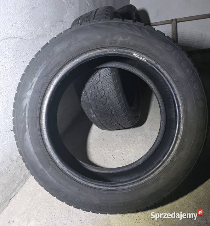 Sprzedam opony zimowe Firestone 20555r16 Samochodowe mazowieckie Ciechanów