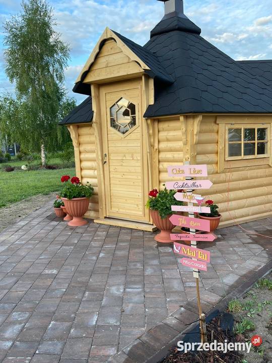 ALTANA OGRODOWA SAUNA GRILL 2w1 domek grillowy