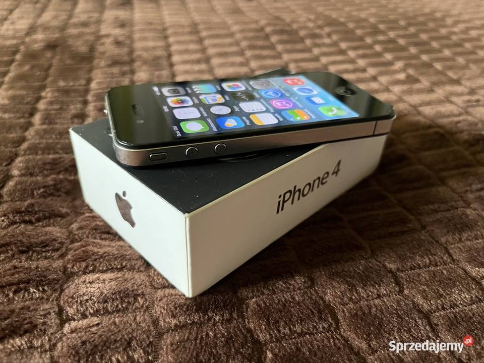 Świetny Apple iPhone 4G 8gb czarny śląskie sprzedam