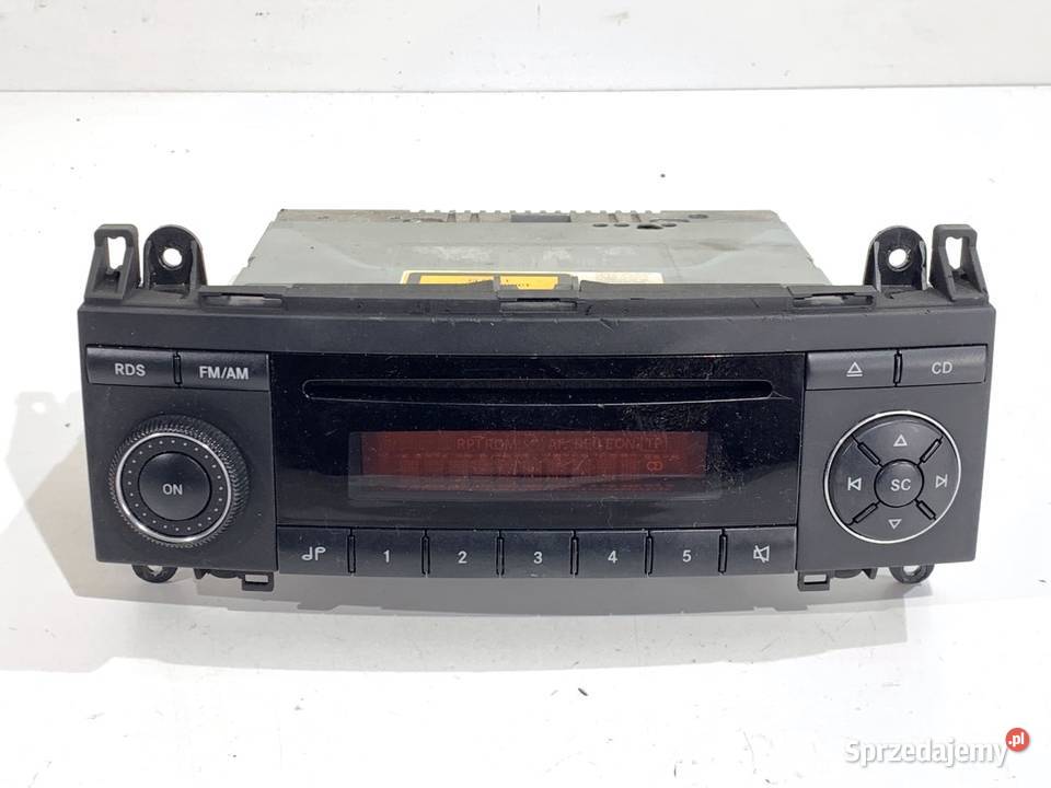 RADIO MERCEDES W169 A1698200086 0412 ODTWARZACZ Wyposażenie wnętrza