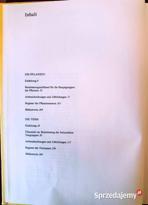 Książka Pflanzen und die Tiere Ein Naturfhrer łódzkie Łódź sprzedam
