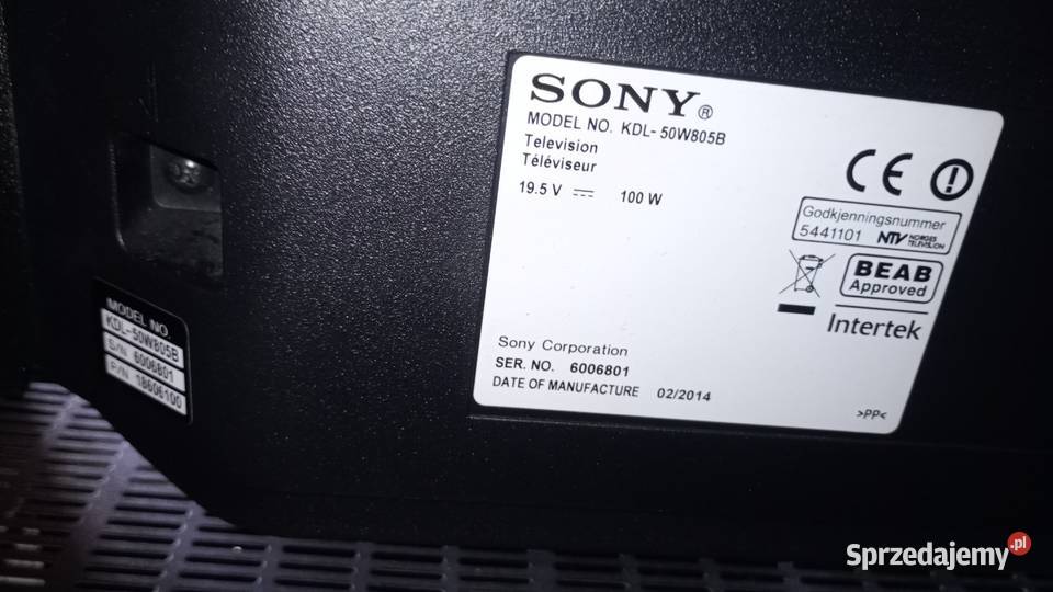 telewizor sony KDL50W805B Widzów