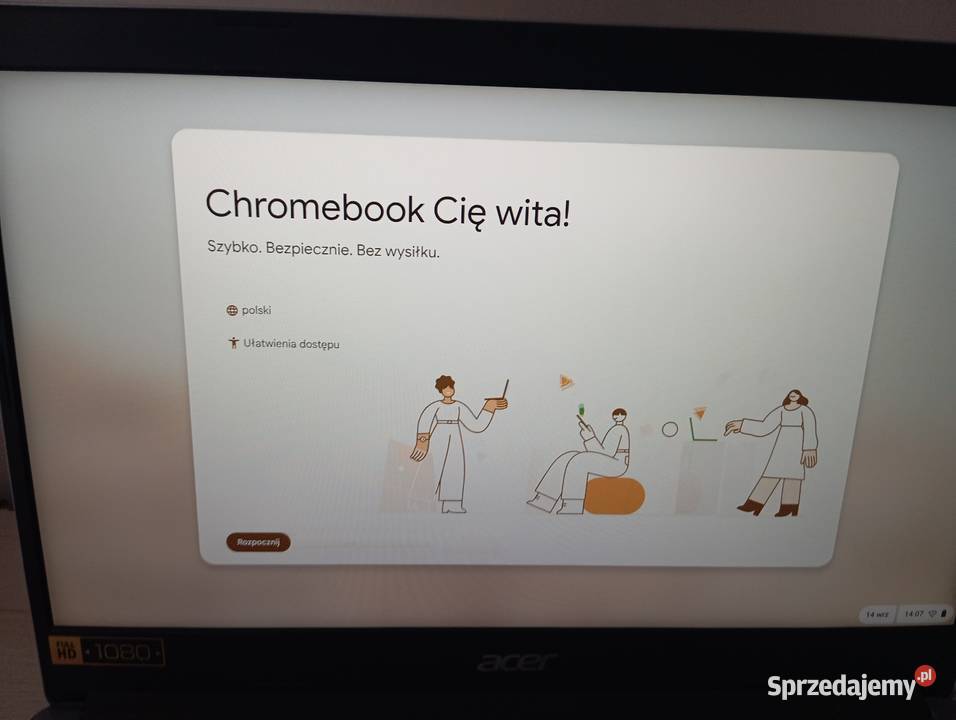 Laptop Acer chromebok 120 lubelskie Hrubieszów
