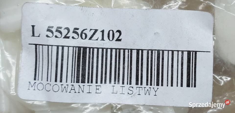 SPINKA LISTWY BOCZNA SZEROKA MERCEDES 190 W201 Wyposażenie wnętrza Mielęcin