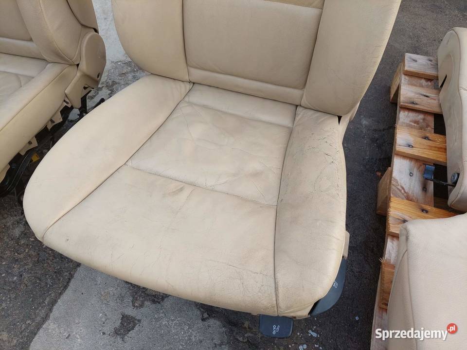 Kanapy fotel tapicerka bmw e60 dakota beige Wyposażenie wnętrza Grajewo