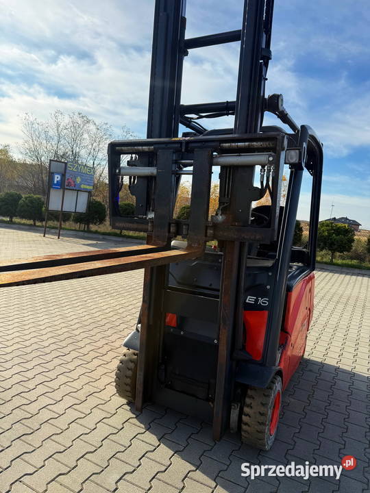 wózek widłowy elektryczny LINDE E16PH przesuw elektryczny Działoszyn