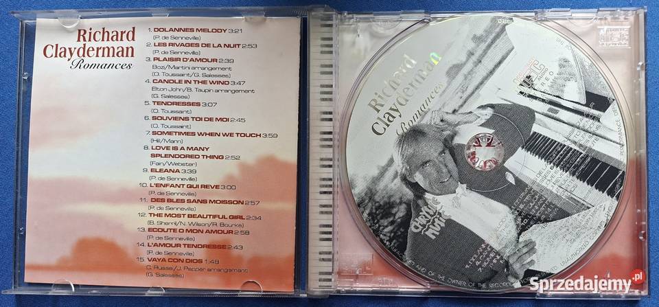 Richard Clayderman Romances CD Kraków sprzedam