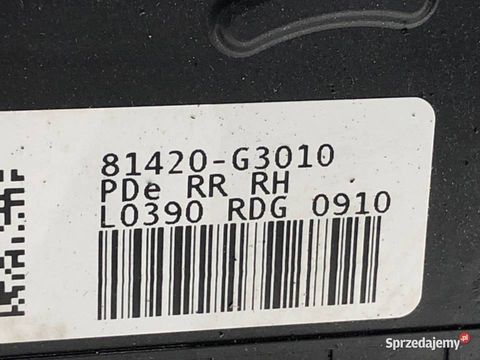 ZAMEK DRZWI PRAWY TYŁ HYUNDAI i30 Kombi Zamki, wkładki i kluczyki