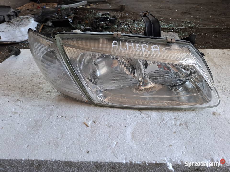 Lampa Prawa Przód Nissan Almera lubelskie Wisznice