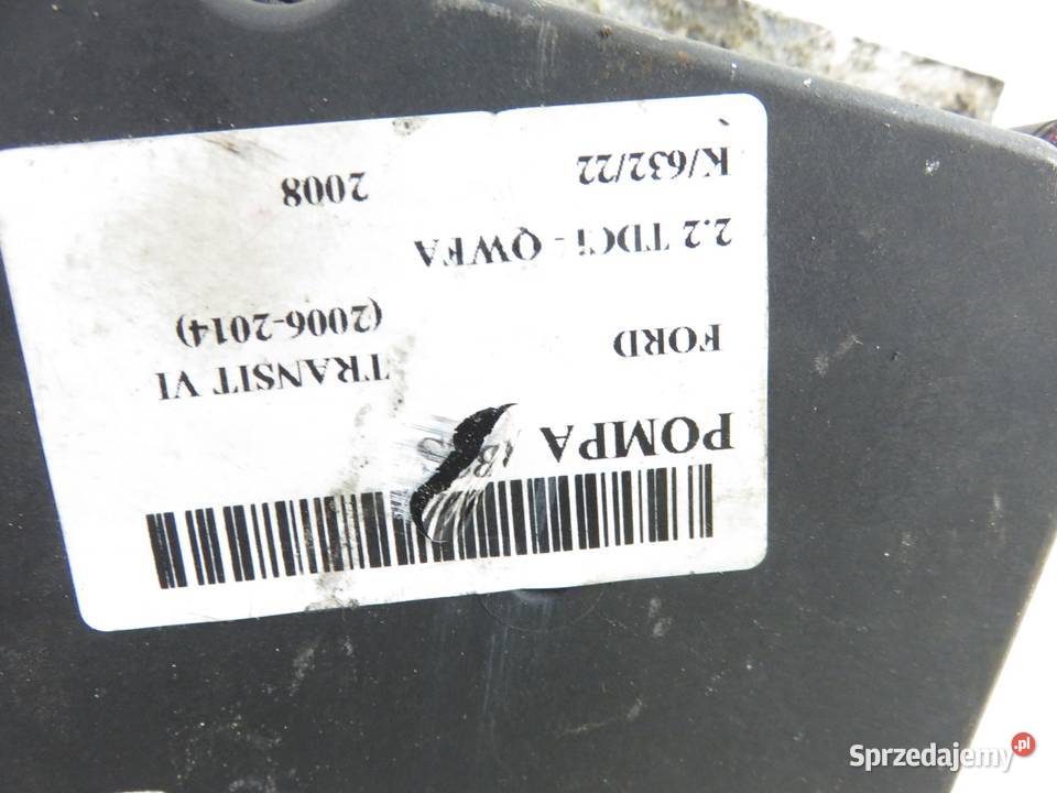 POMPA ABS FORD TRANSIT VI 20062014 0265950398 osobowe