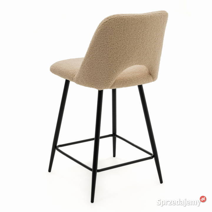 Hoker Tapicerowany Oro Boucle Ciemnobeżowe