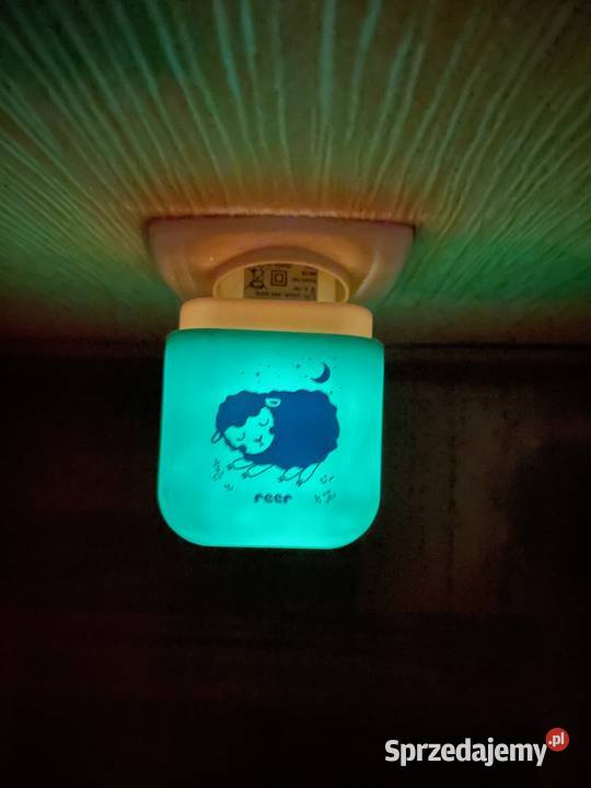 Lampki nocne Reer z czujnikiem 2w1 zielona i Oświetlenie Kielce