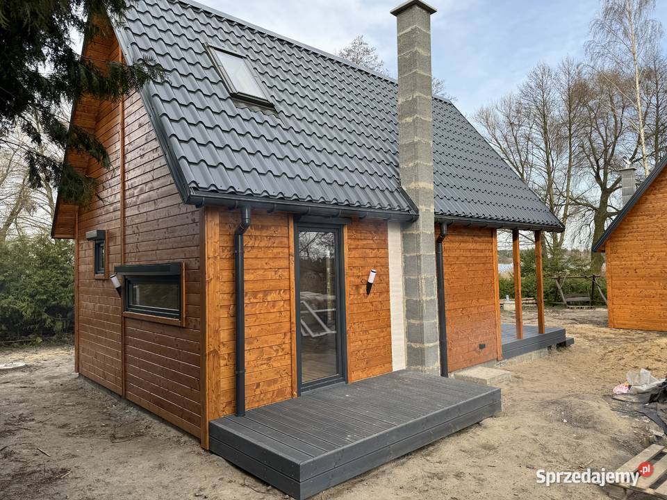 Domki drewniane LESTNISKOWECAŁOROCZNE Skulsk sprzedam