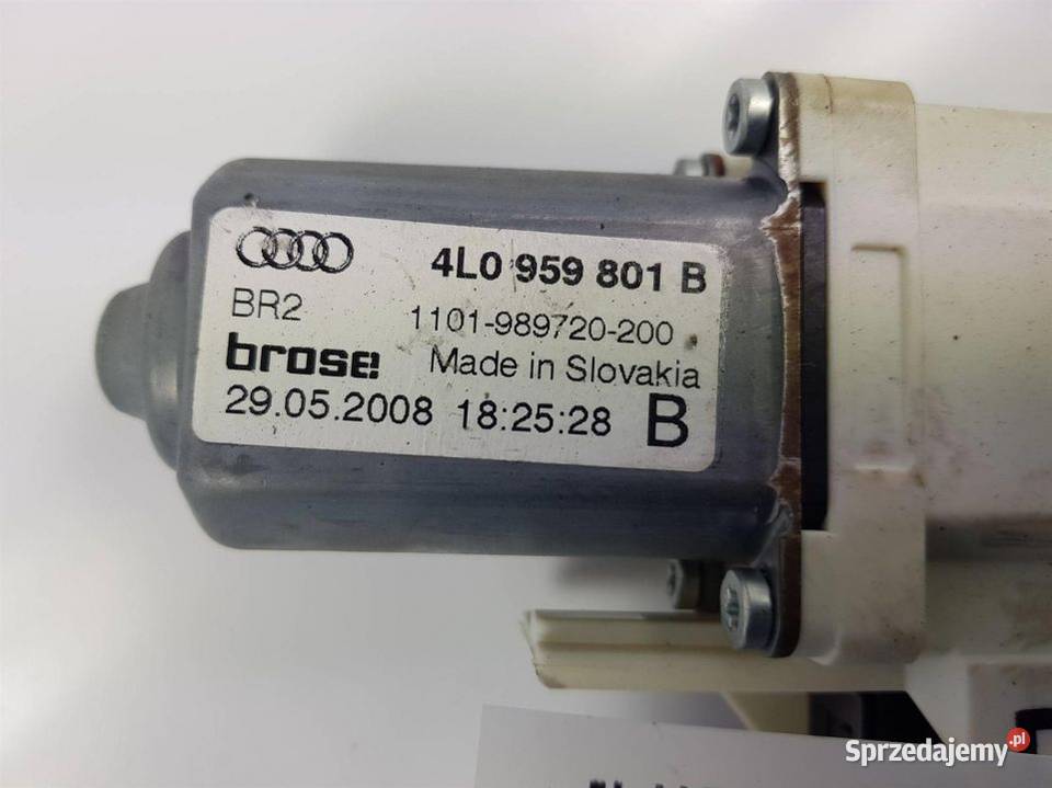 SILNICZEK SZYBY LT AUDI Q7 4L0959801B