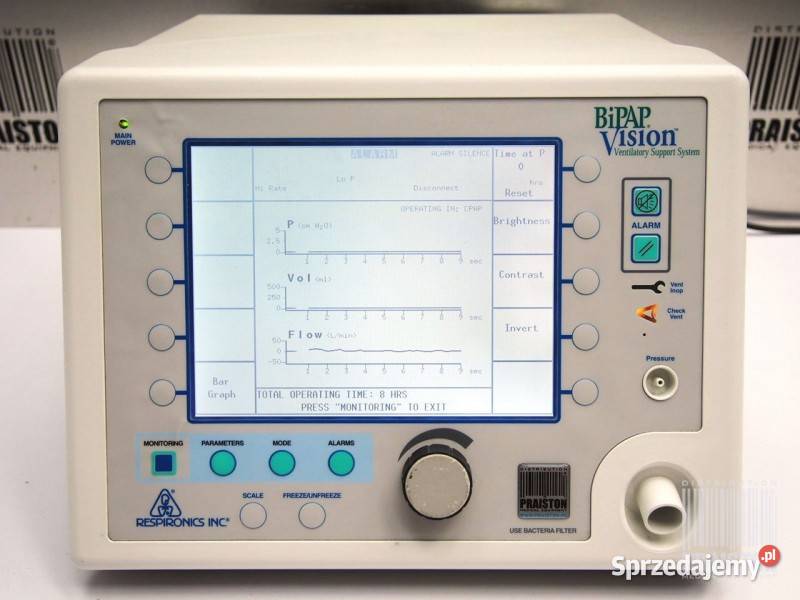Respirator Wentylator RESPIRONICS BIPAP VISION Leszno