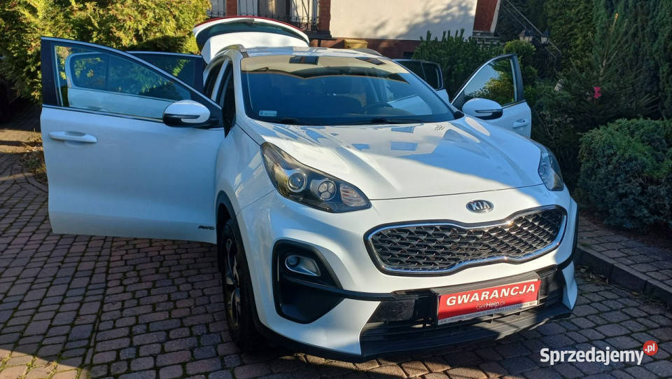 Kia Sportage AWD 4x4 Salon Serwis ASO 16 136 kurtyny powietrzne Gdańsk