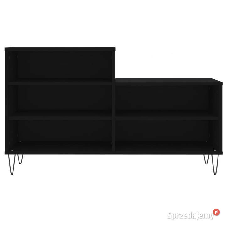 Szafka na buty czarna 102x36x60 materiał Warszawa