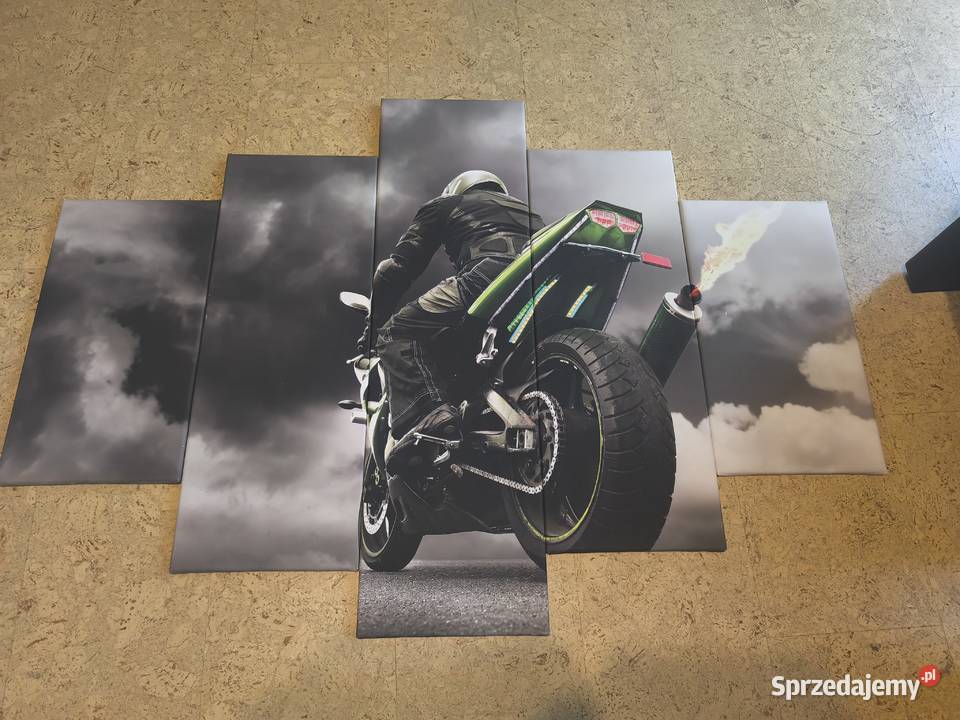 Obraz naścienny motocykl 150x105 Myszków sprzedam