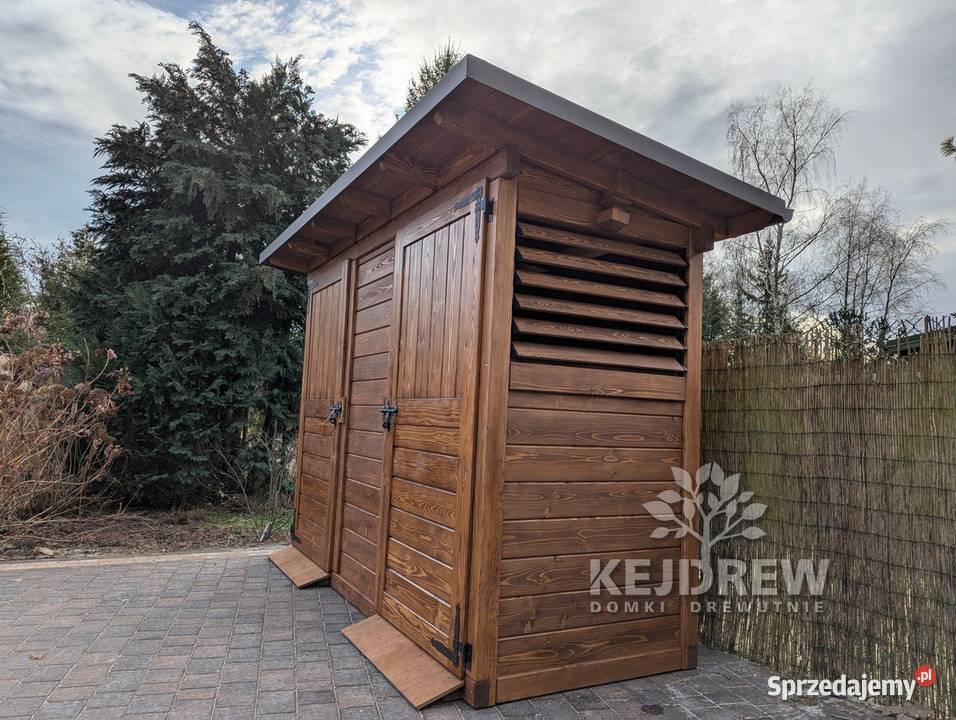 śmietnik drewniany śmietnik ogrodowy zamykany Piła Pierwsza