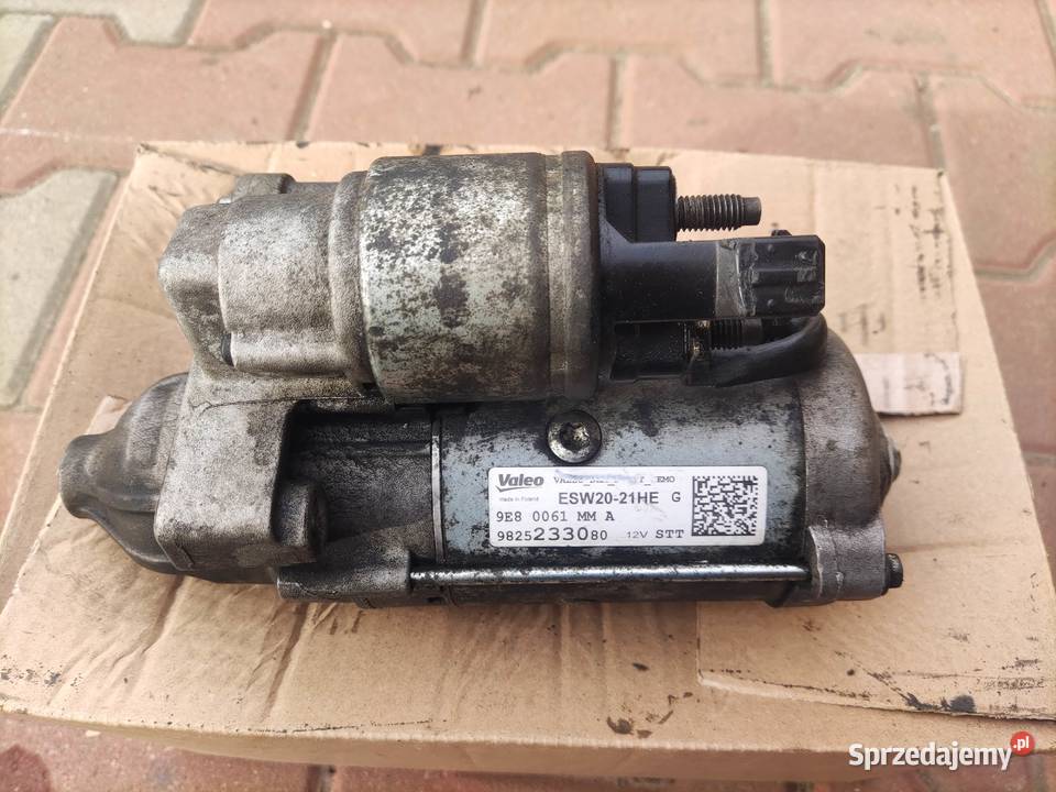 Oryginalny Rozrusznik Peugeot 308 15 e hdi 2018 Układ elektryczny Nadbrzeż