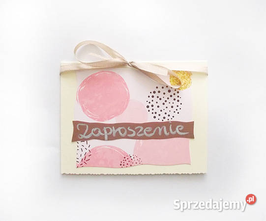 boho zaproszenia bez tekstu pastelowe Rzeszów