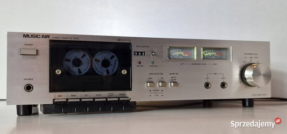 Magnetofon catette deck Music air TOYO MHD3400 Międzychód
