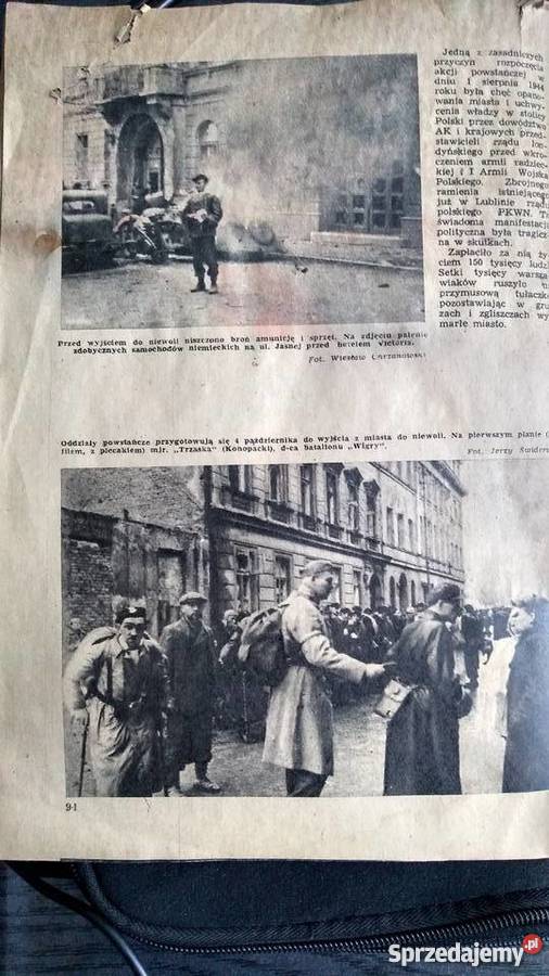 Powstanie Warszawskie w ilustracji Warszawa