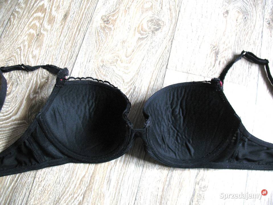 Biustonosz pushup 36 B czarny