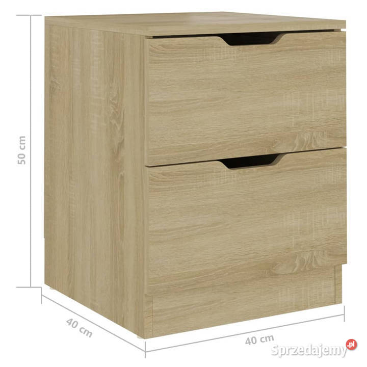 Szafka nocna dąb sonoma 40x40x50 materiał Warszawa