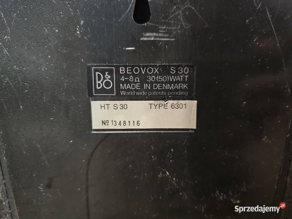 Kolumny Bang Olufsen S30 type 6301 Gorzów Wielkopolski