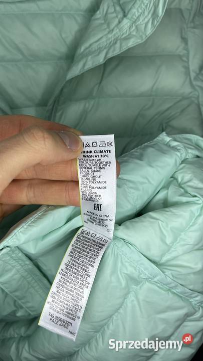 kurtka pikowana jesienna z kapturem Marks Piotrków Trybunalski sprzedam