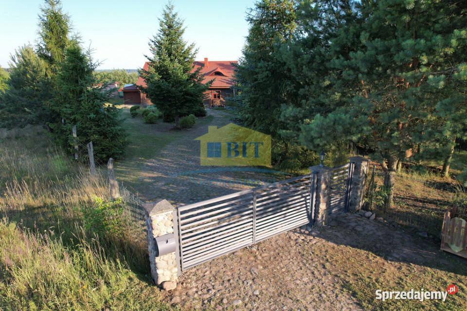 Zadbany dom całoroczny jeziorem Lubie wolnostojący Lubieszewo