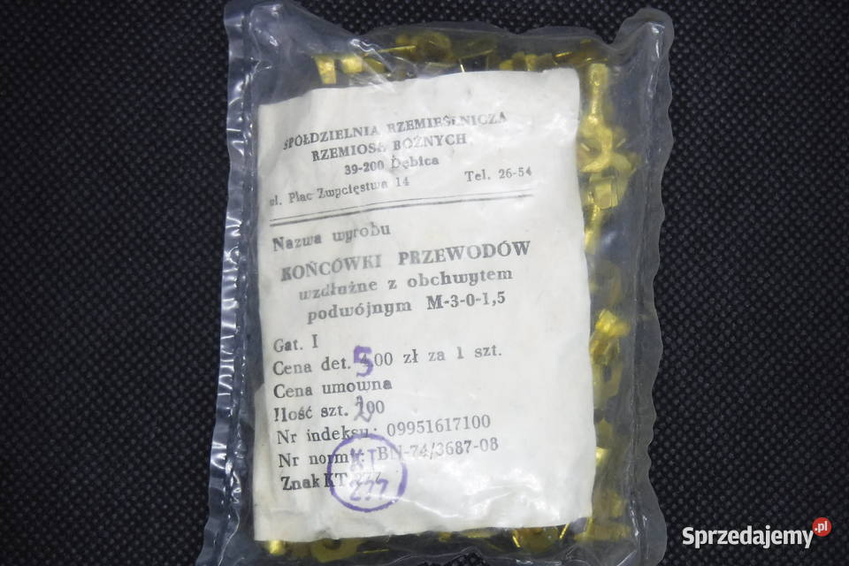 Końcówka kablowa 15 mm2 oczkowa mosiądz konektor Otwock sprzedam