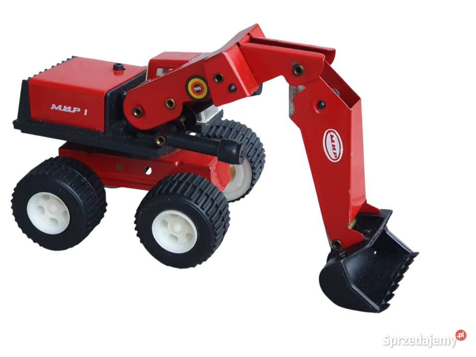 Stara zabawka koparka ładowarka MIR USSR unikat śląskie sprzedam