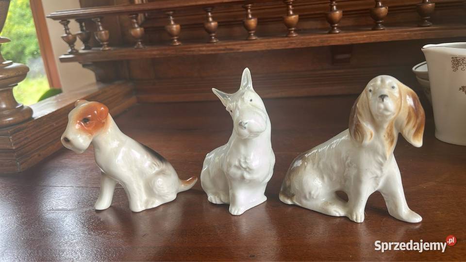 Piesek Figurka porcelanowa Śliczna figurka bez Gdańsk sprzedam
