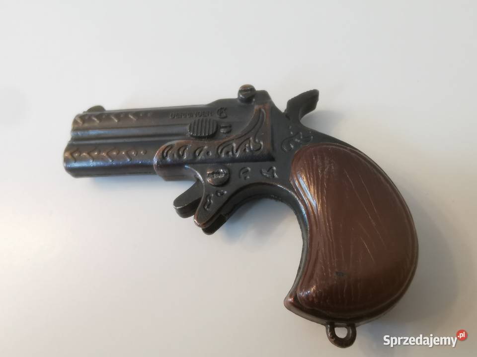 Breloczek Pistolet Derringer Vintage Unikat
