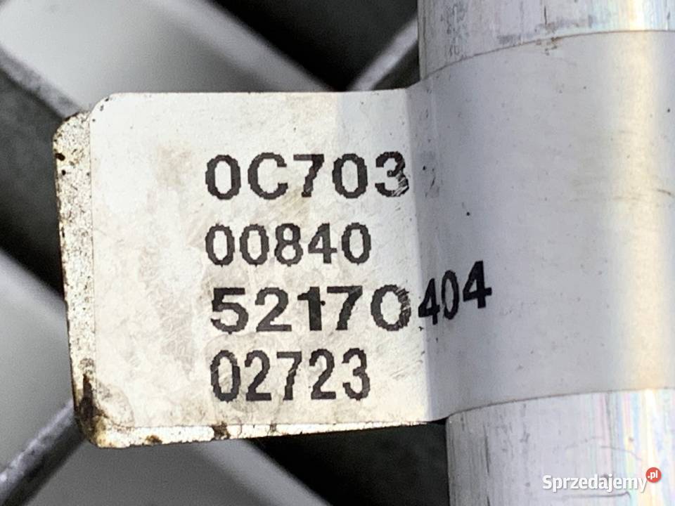 RURKA KLIMATYZACJI FIAT 500 52170404 10 69 Przewody klimatyzacji