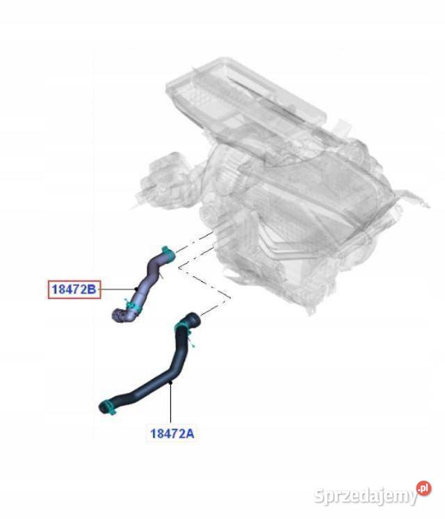 WĄŻ RURA RURKA WODY FORD B 12 FIESTA 08 ASO